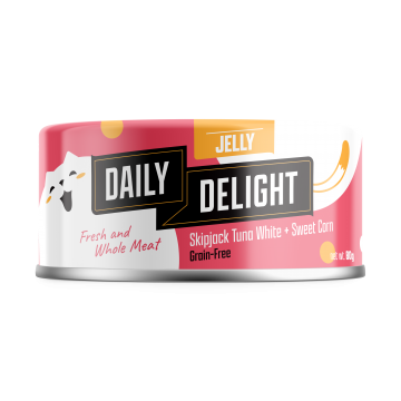 Daily Delight Jelly Skipjack Tuna White with Sweet Corn 80g